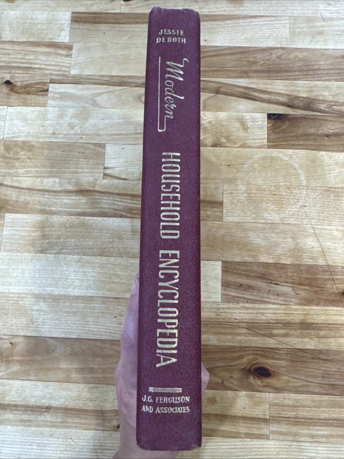 1946 Modern Household Encyclopedia Jessie De Both Hardcover Deluxe Edition VTG