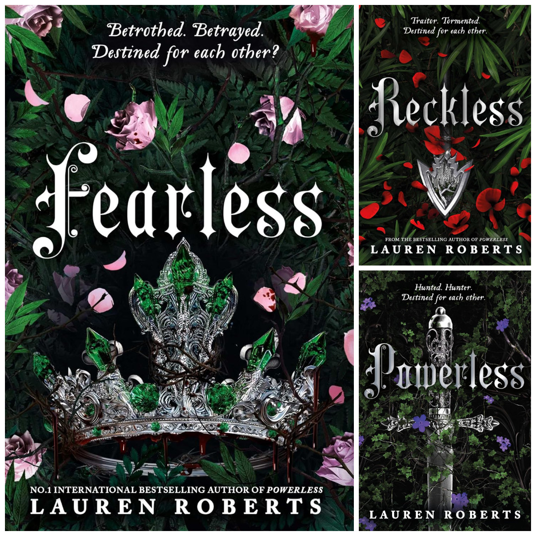 Powerless Trilogy and Fearless Powerful 4 Books Collection Set by Lauren Roberts