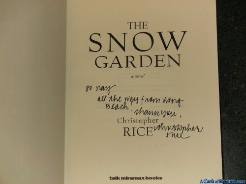 The Snow Garden: A Novel, Rice, Christopher