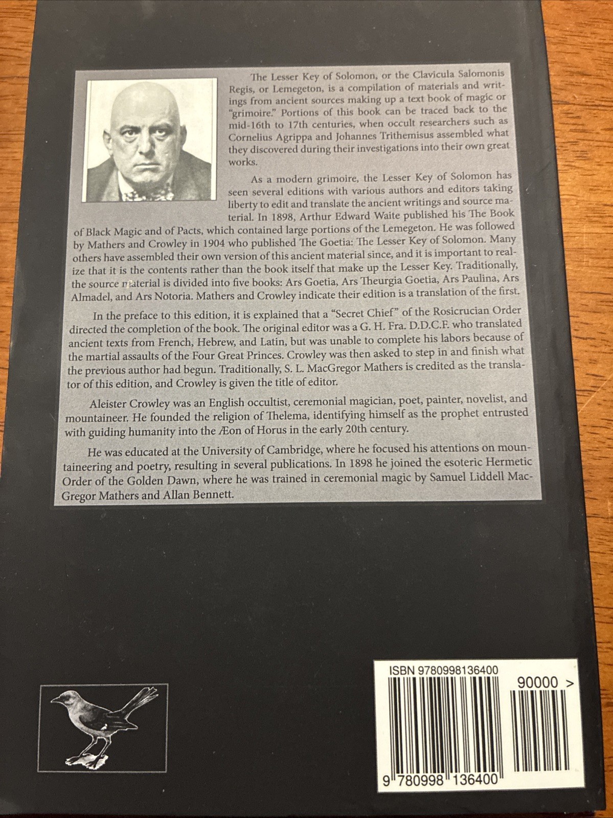 S L MacGregor Mathers, Aleister Crowley / Lesser Key of Solomon 2016