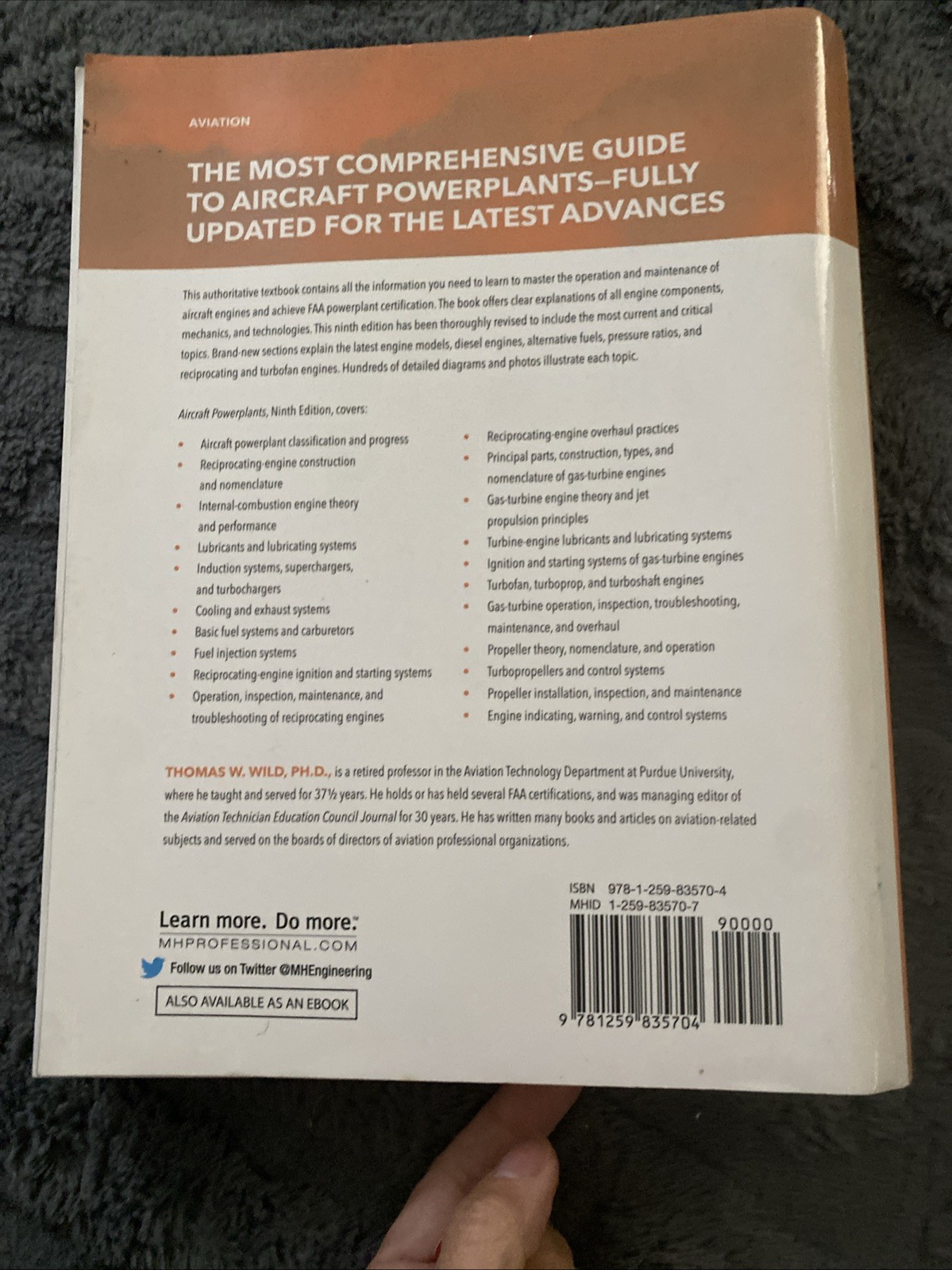 Aircraft Powerplants, Ninth Edition – Paperback, by Wild Thomas W. – Good