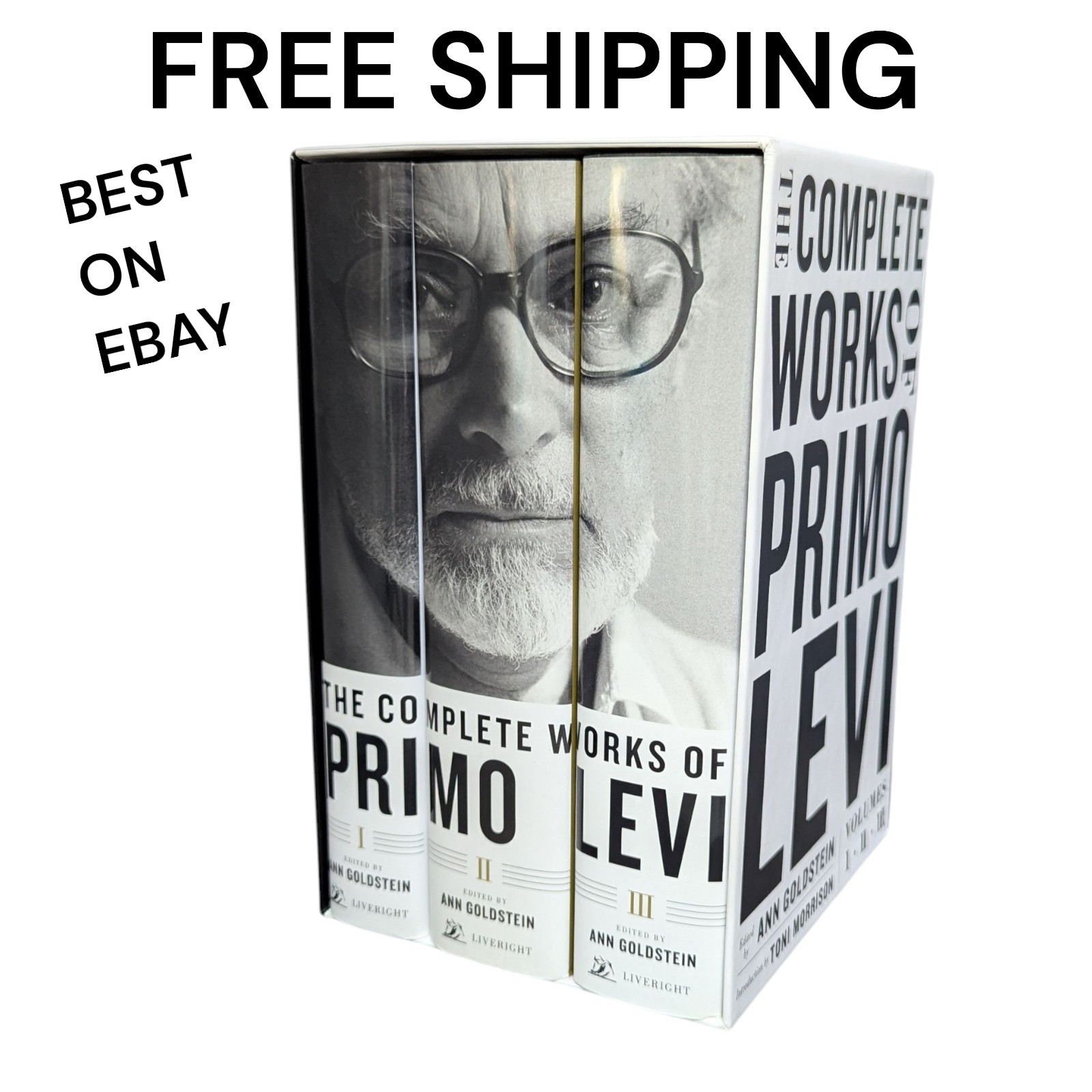 The Complete Works of Primo Levi Volumes I-III 2015 Hardcover Slipcase Box Set