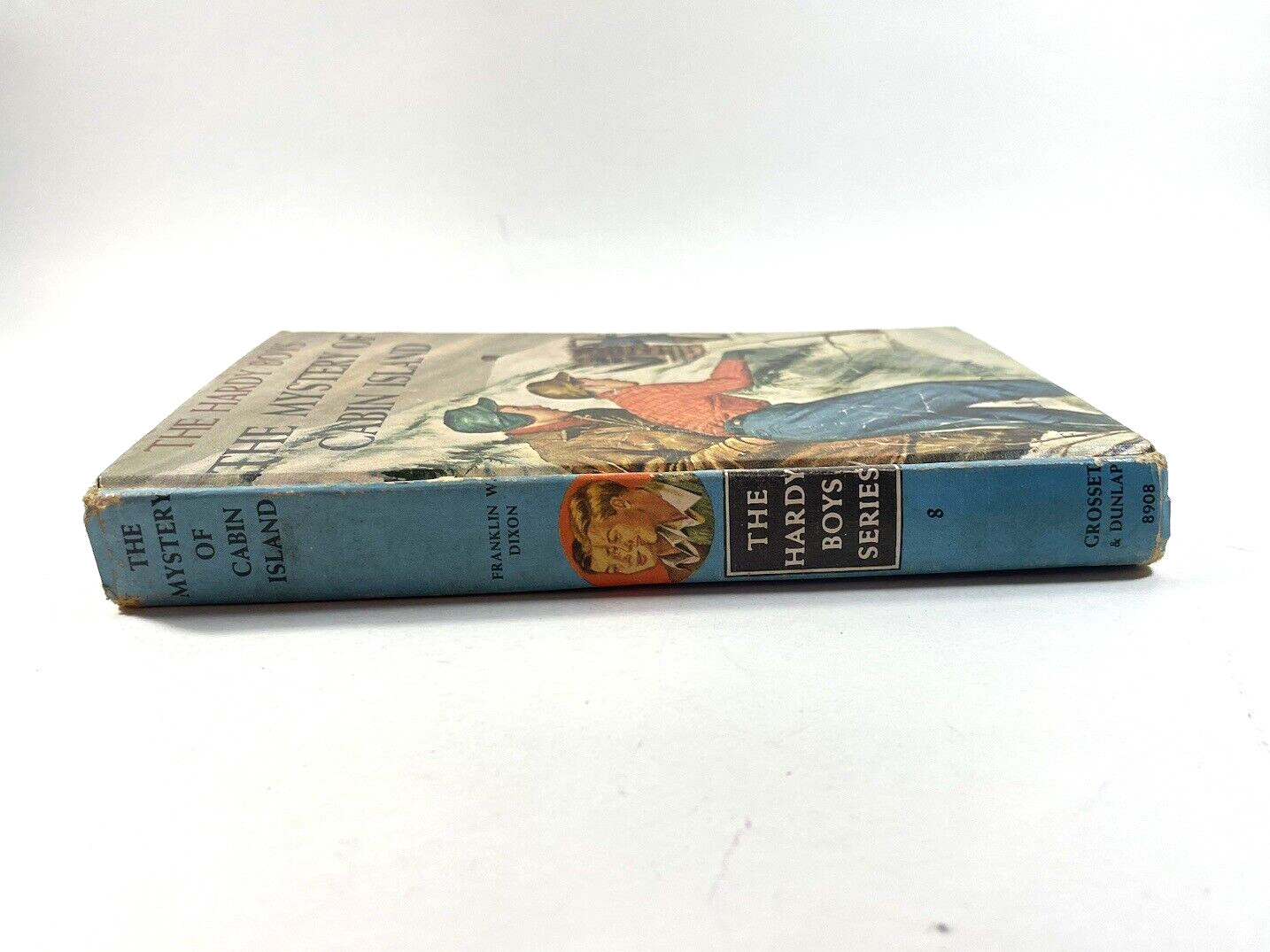 The Hardy Boys The Mystery of Cabin Island 1929/1960 3rd Ed Hardcover 214 pages