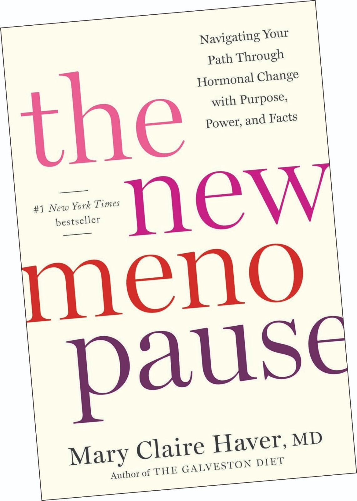 THE NEW MENOPAUSE, A BOOK BAY MARY CLAIRE HAVER, MD