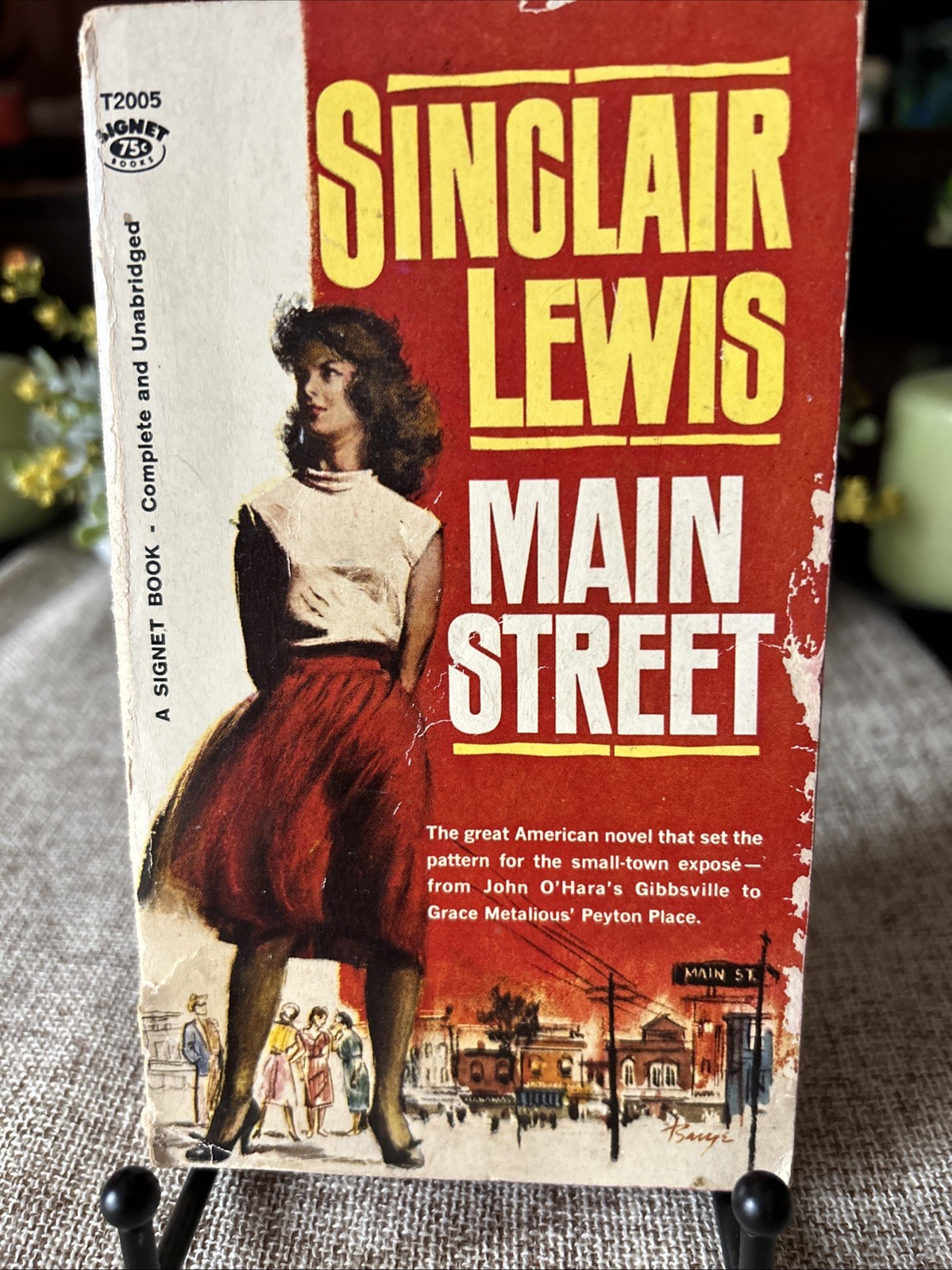 Main Street by Sinclair Lewis 1961 Vintage Paperback Signet