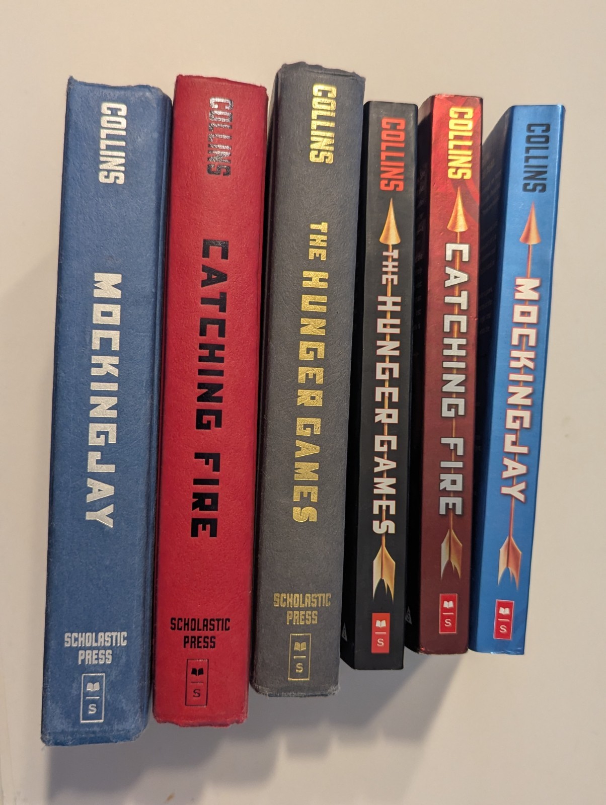 The Hunger Games Trilogy Book Set By Suzanne Collins Hardcover and Paperback Lot