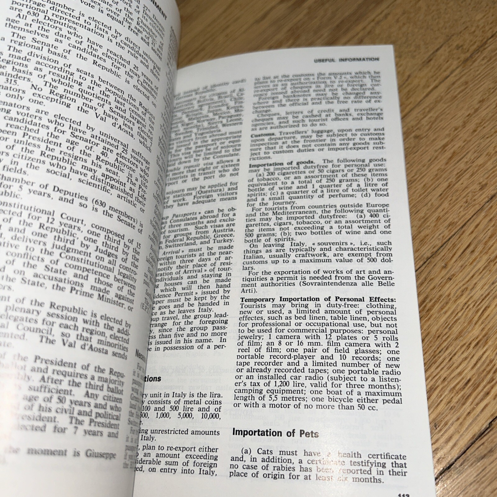 1969 A TRIP TO ITALY 128 Pages Different Itineraries ITALIAN STATE TOURISM Dept
