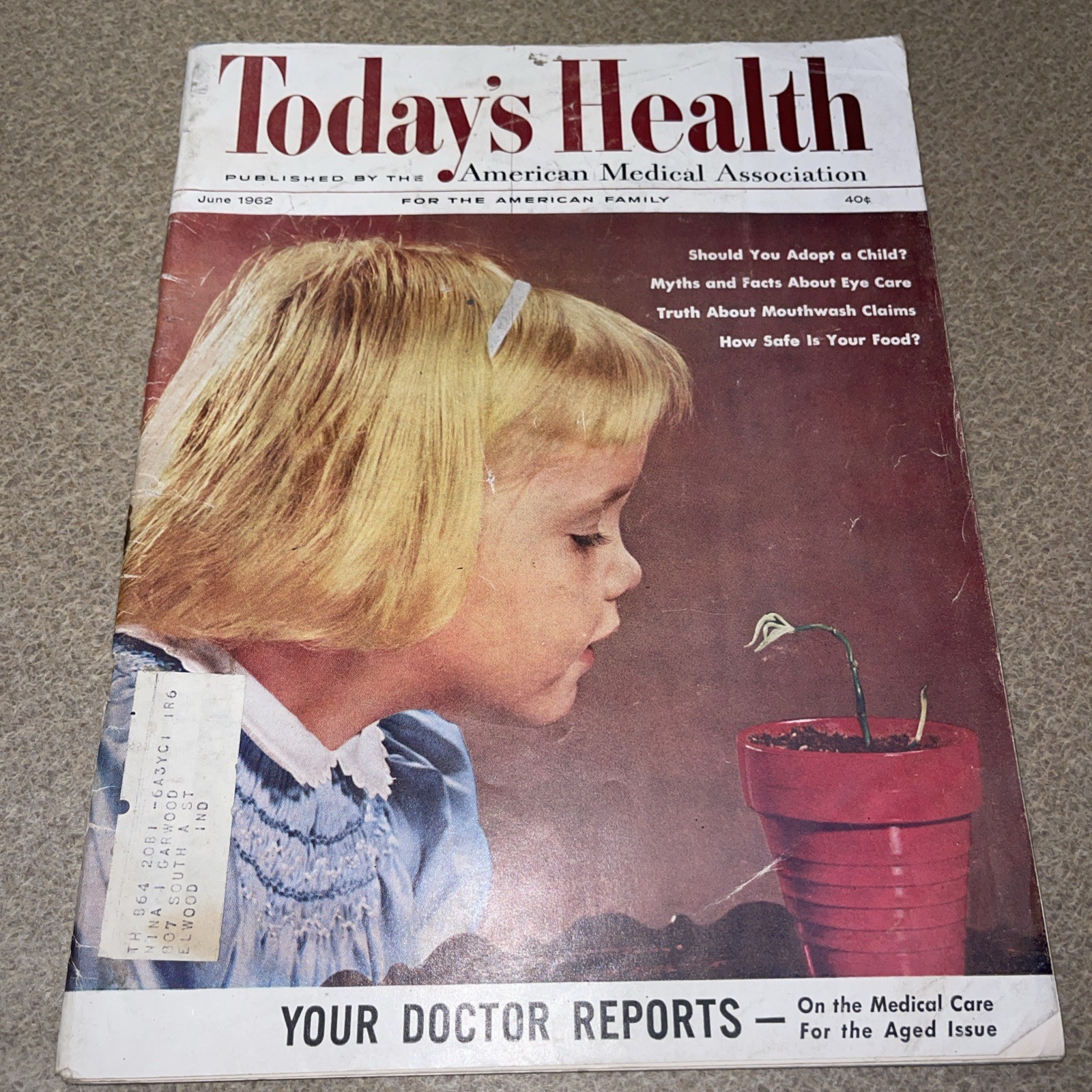 Today’s Health Magazine, Lot Of 13 From 1961 And 1962 In Acceptable Condition ￼