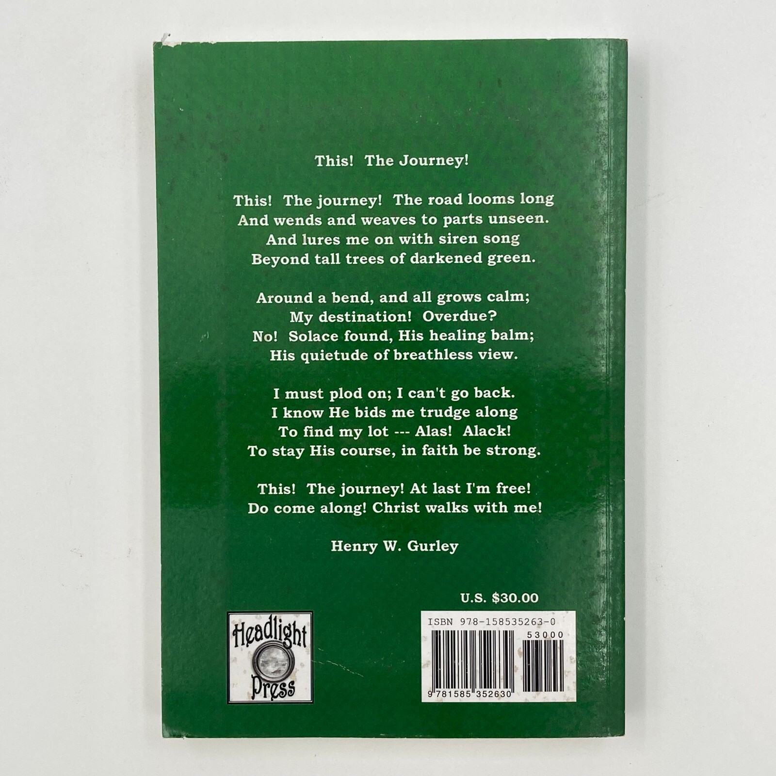 This! The Journey! Inspirational Poetry by Henry W Gurley PB 2013 343 Pages