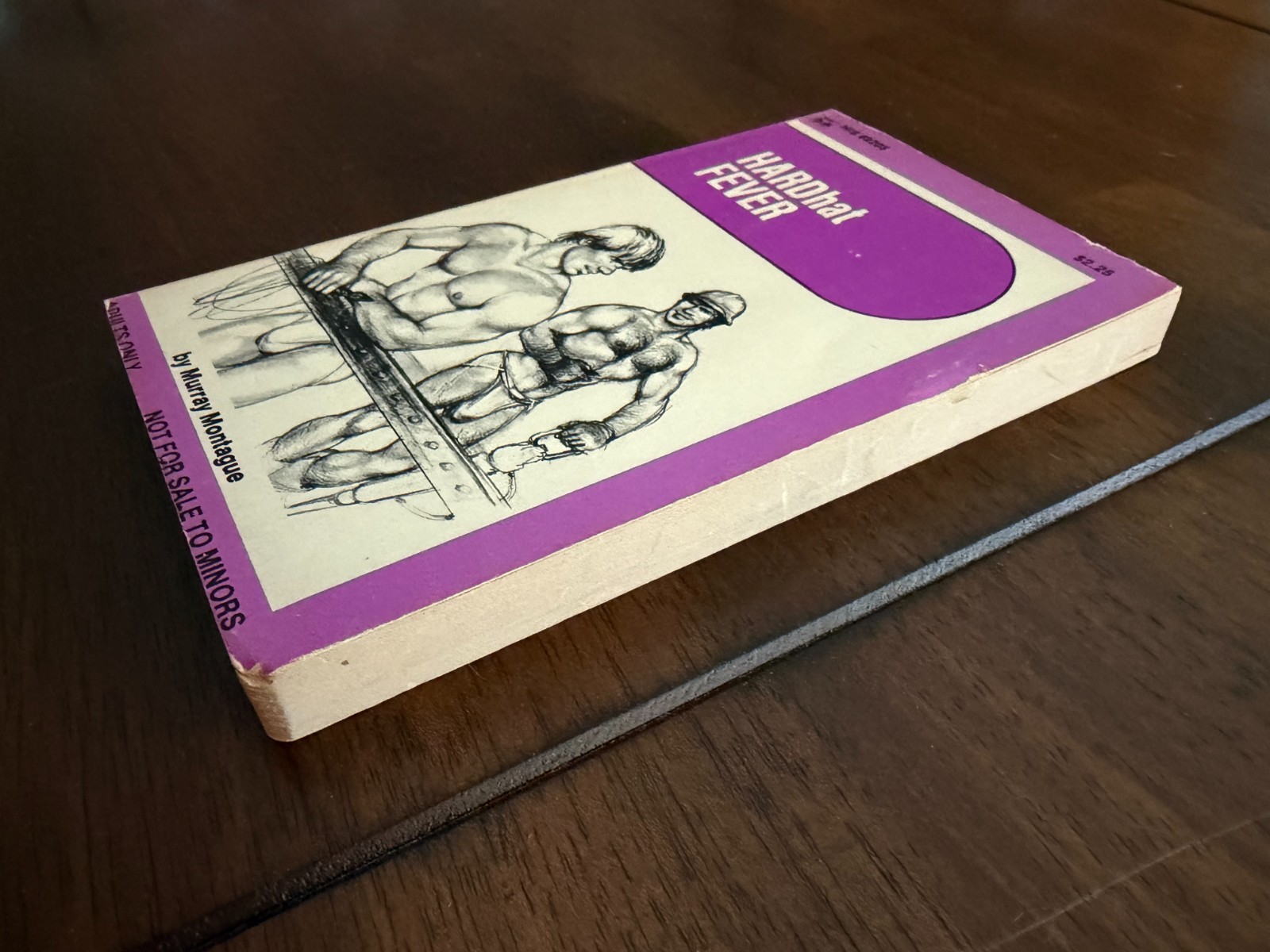HARDHAT FEVER by Murray Montague HIS69205 Gay Pulp Paperback 1977, Very Good