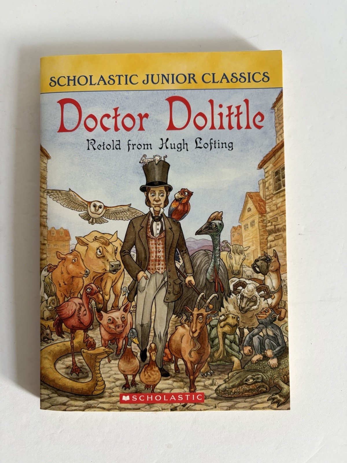 Scholastic Junior Classics 5 Book Lot Doctor Dolittle Robin Hood King Arthur