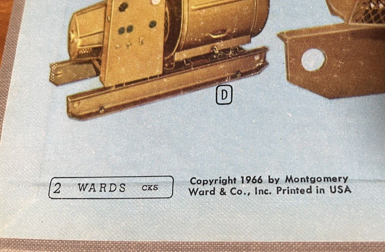 1966 Montgomery Ward Farm Catalog 180 Pages HARDCOVER Desk copy Tractors Saddles