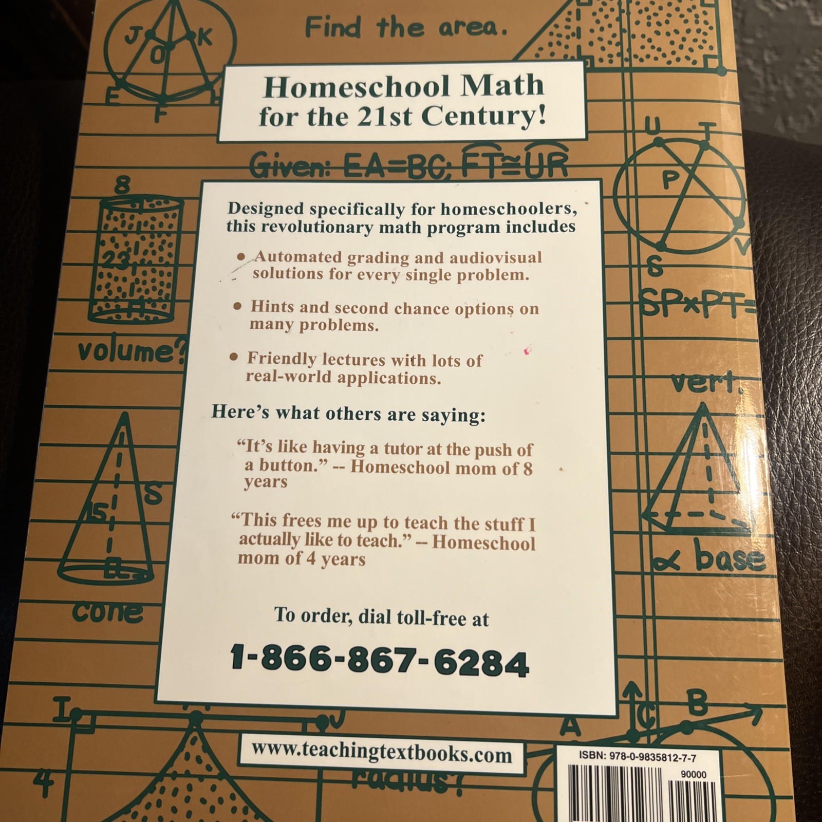 Geometry A Teaching Textbook 2.0 Complete Set 12 CDs Workbook Answer Key