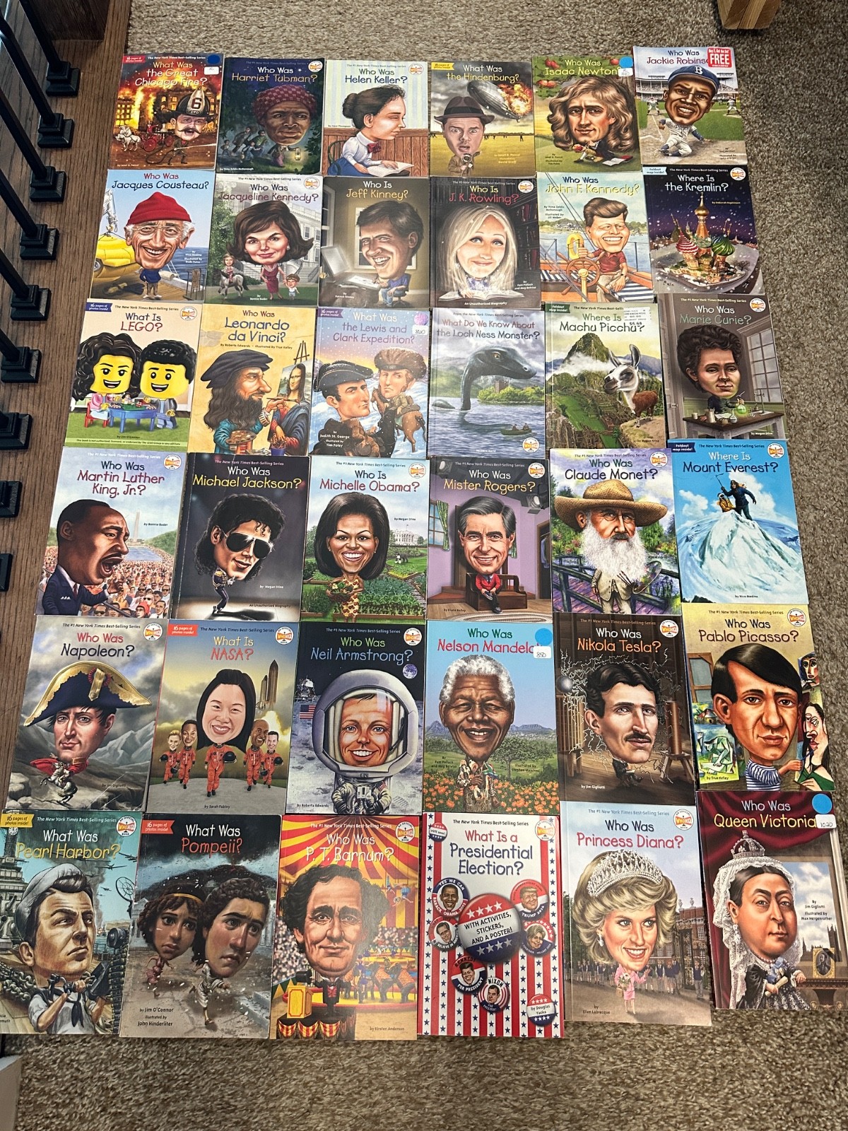 Who Was Where Is What Was Series Books 36 Book Lot Biography History WHO HQ