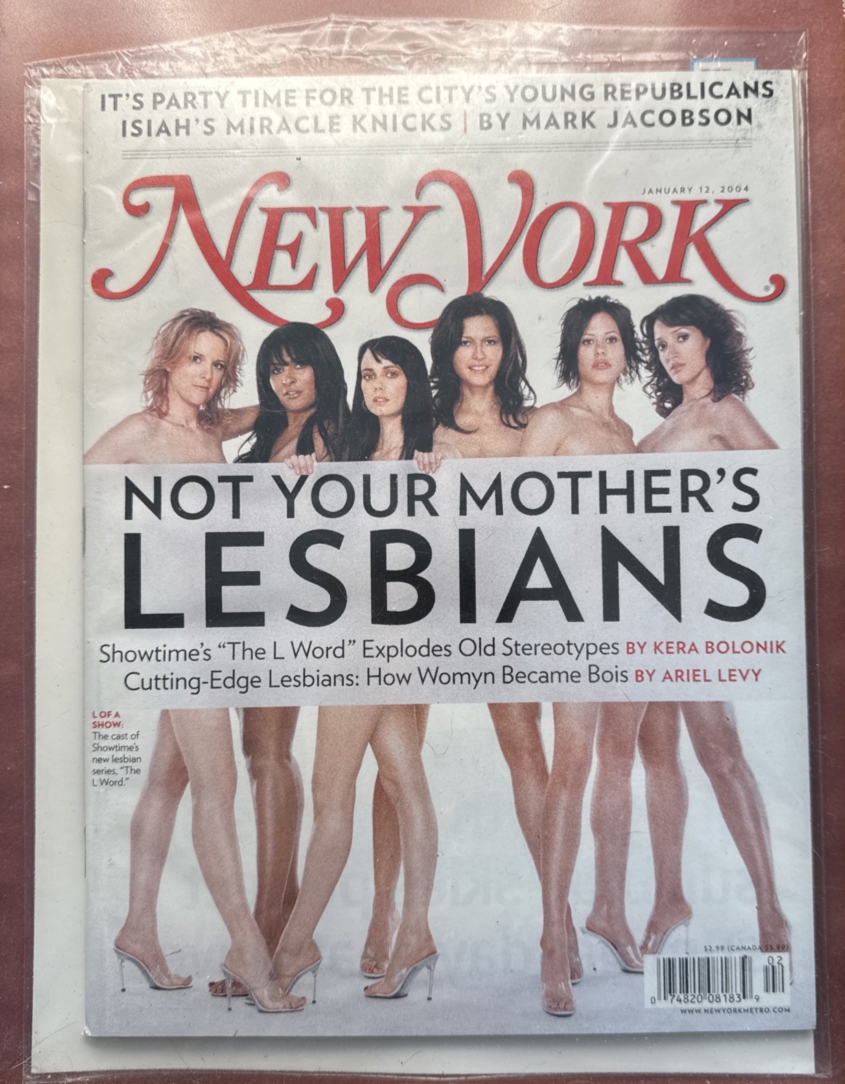 L WORD New York Magazine JAN 12 2004 Mint In Sleeve–Not Your Mothers Lesbians