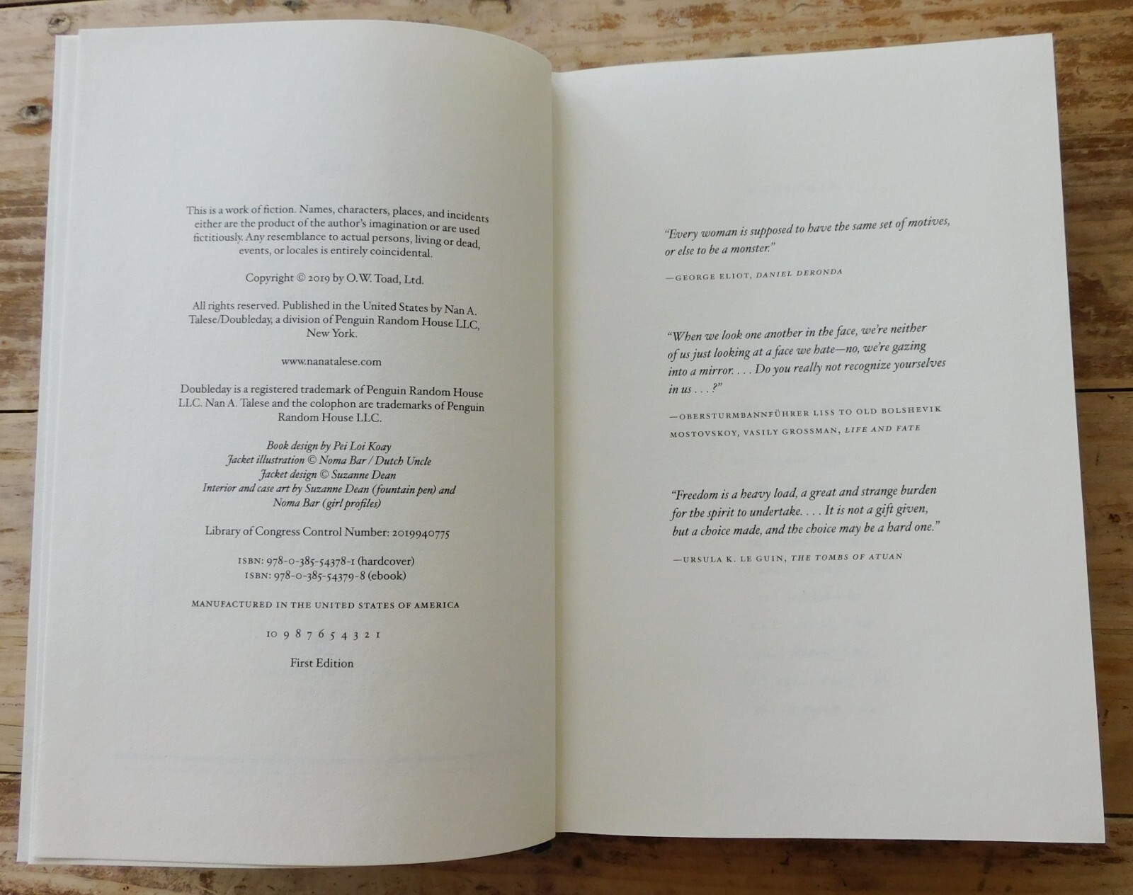 The Testaments by Margaret Atwood,Nan A. Talese – Doubleday 1st Edition 2019
