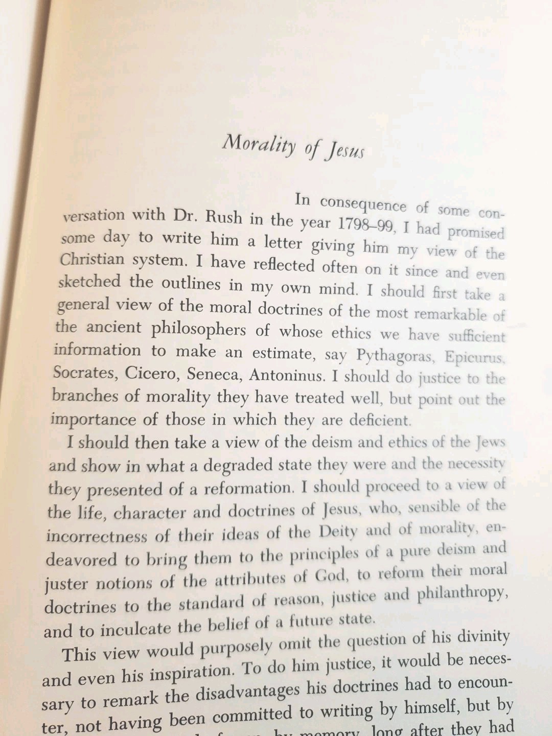 THE JEFFERSON BIBLE by Thomas Jefferson – 1st Edition HC 1964 Clarkson N. Potter