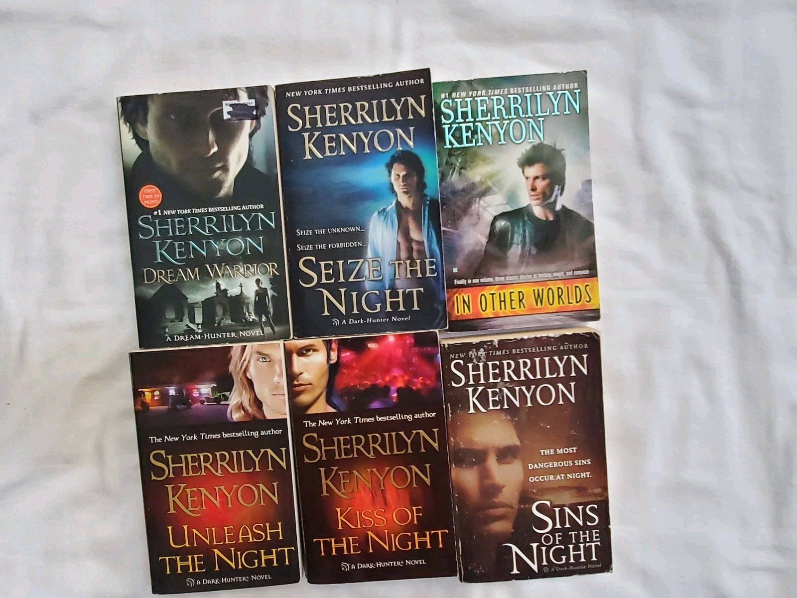 Sherrilyn Kenyon Mixed Lot Of 6Dark & Dream Hunter Fantasy Romance Novels – PB