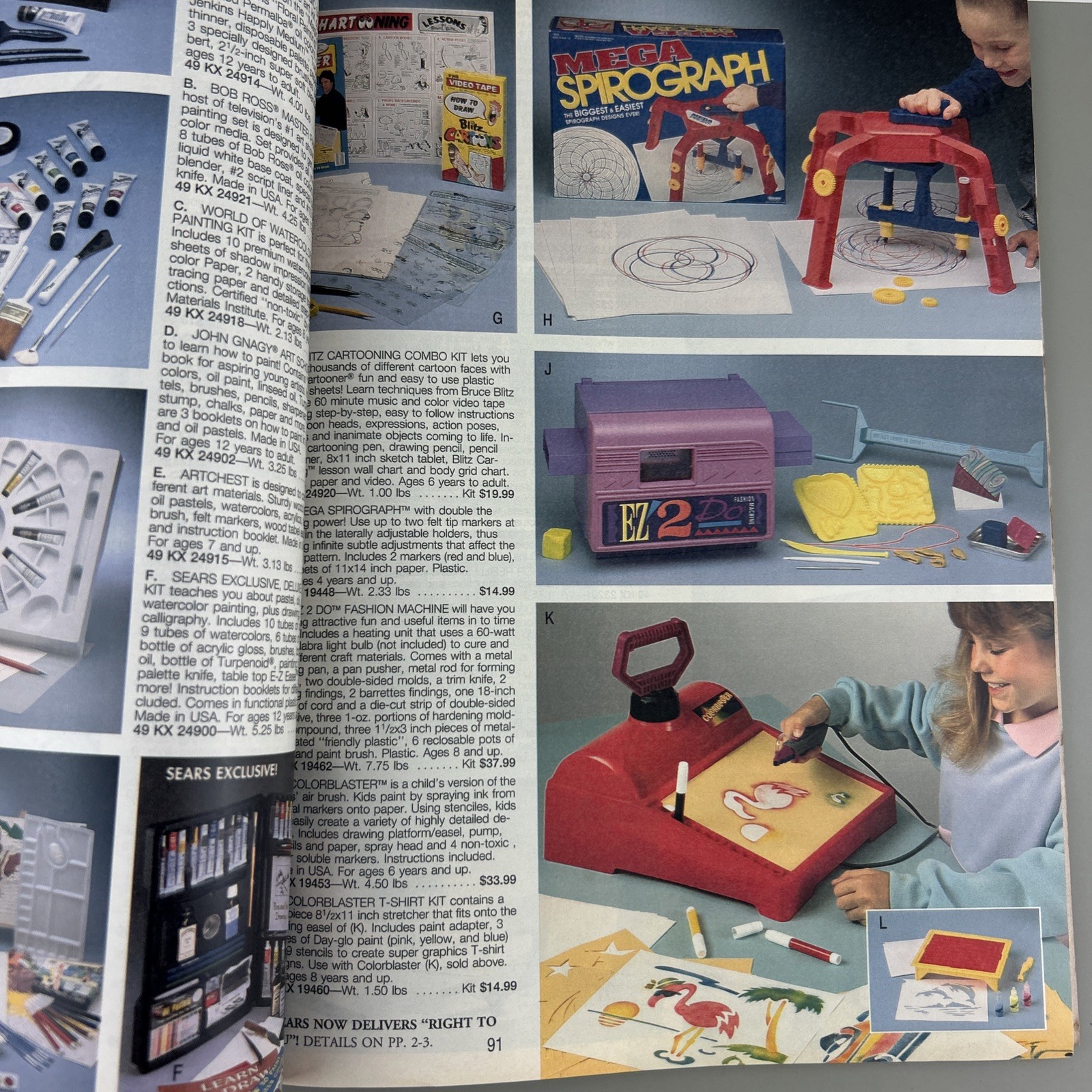 Vtg SEARS 1993 TOYS Catalog – Nintendo, Ninja Turtles, Barbie, Breyer Fun!