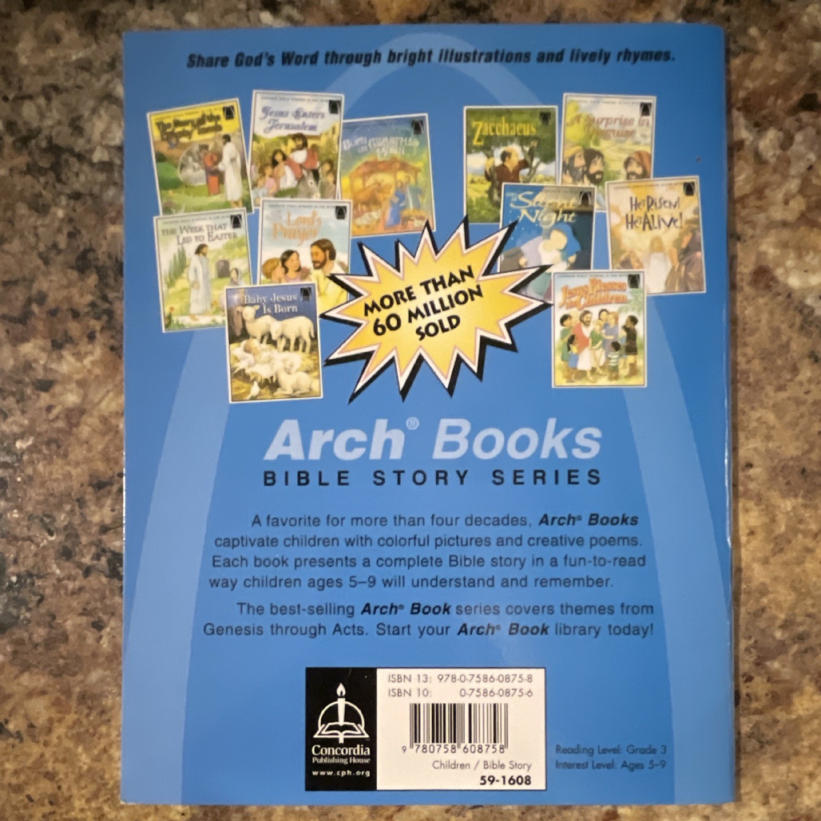 Arch Books The Ten Plagues PB Bible Story Ages 4-8 9-12