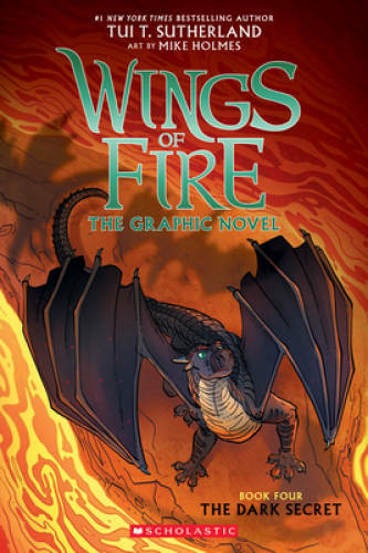 The Dark Secret (Wings of Fire Graphic Novel #4): A Graphix Book (4) – VERY GOOD