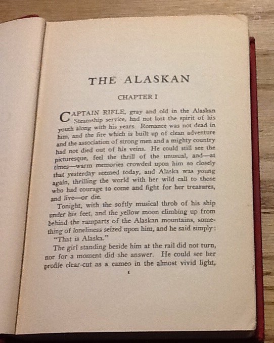 The Alaskan, Curwood, Hc, 326 Pages, 1923
