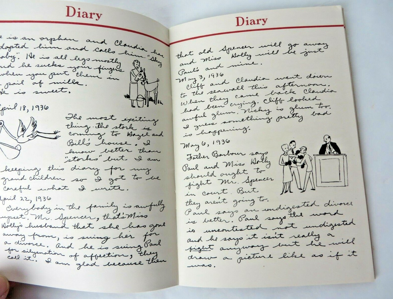 Vintage 1937 Teddy Barbour Diary Book Radio Host Personality 32 Pages #10955
