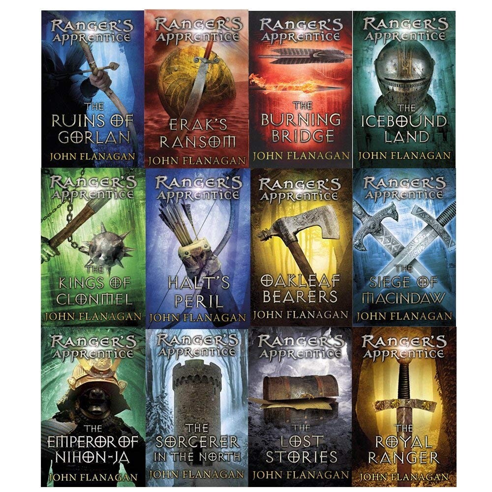 Complete Set Series Lot of 12 Ranger’s Apprentice by John Flanagan Royal Ranger