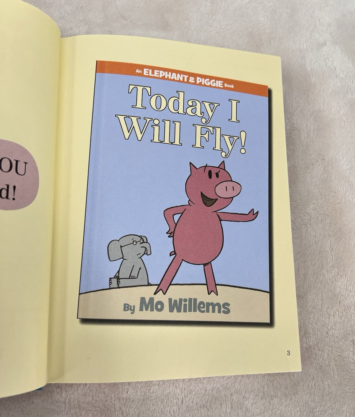 Mo Willems Elephant & Piggie BIGGIE Vol 1 & 2 + Thank You Book Lot 3 HC