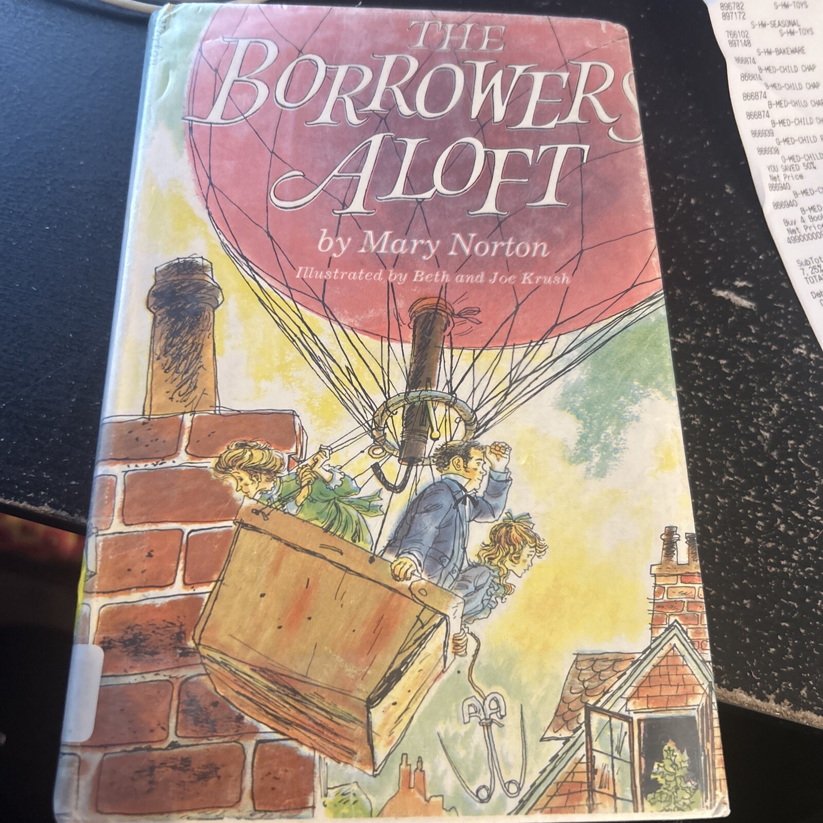 The Borrowers Aloft by Mary Norton HBDJ Vintage. 1961 Edition