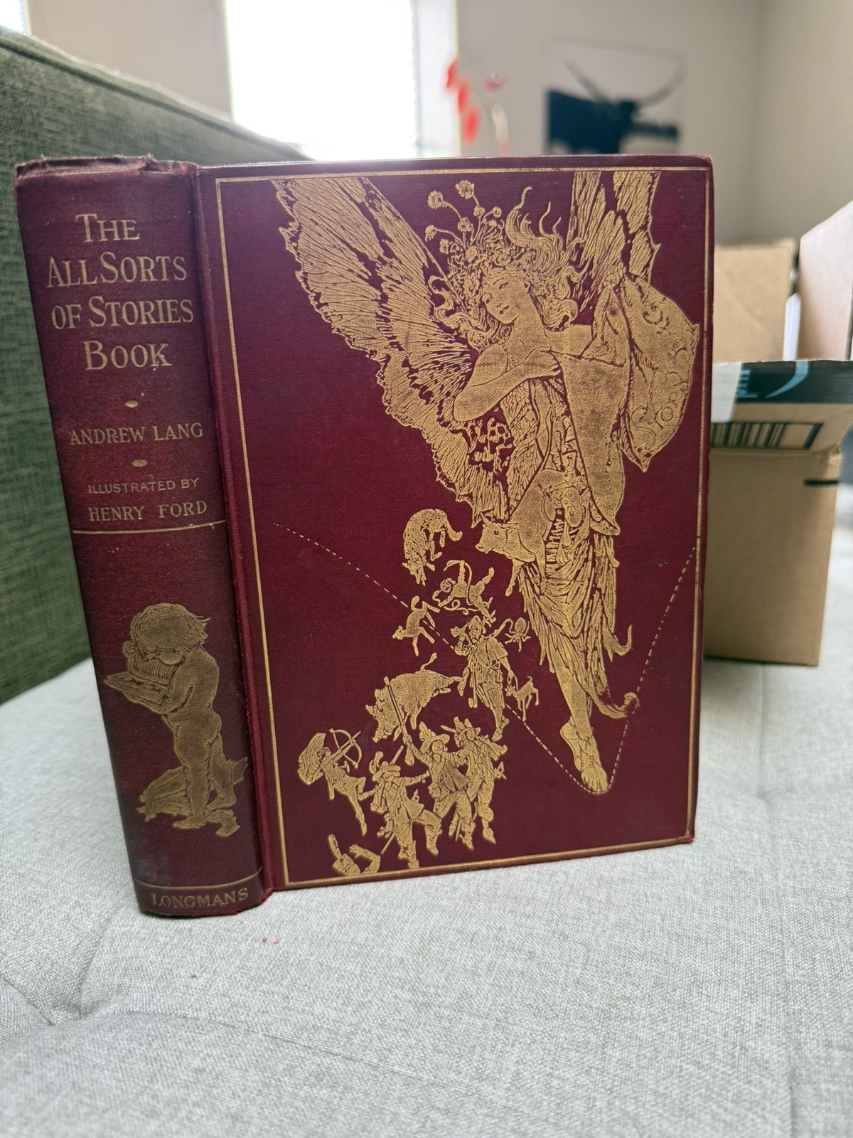 1905/09/11-Lot 3 Andrew Lang,The Red Book of Romance/Heroes/All Sorts of Stories