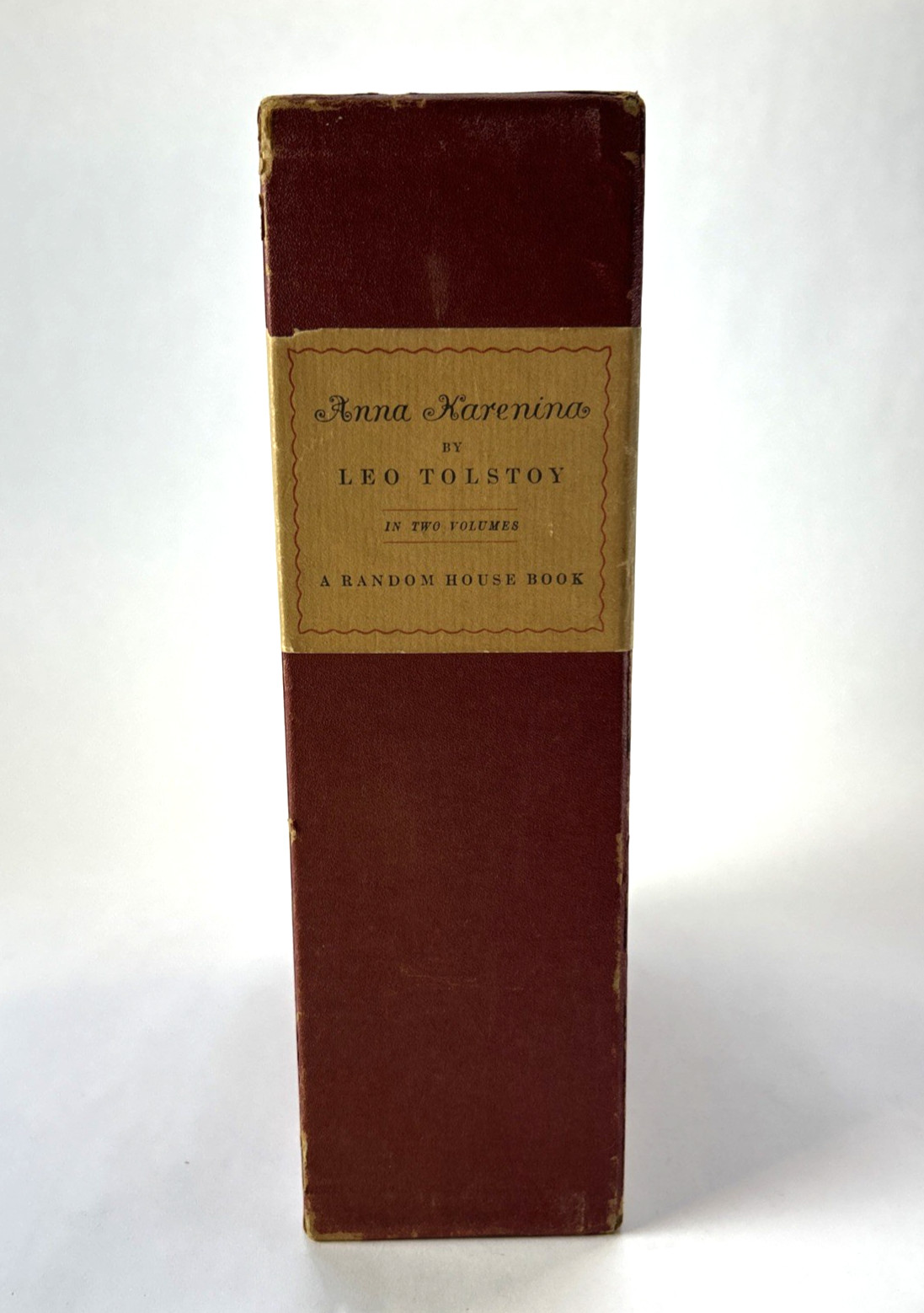 Anna Karenina by Leo Tolstoy-Random House Two Volume Set in Slipcase-1939