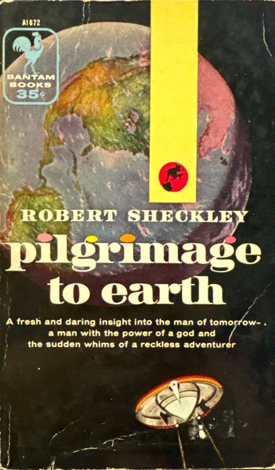 Pilgrimage to Earth by Robert Sheckley 1957 Bantam A1672 Paperback