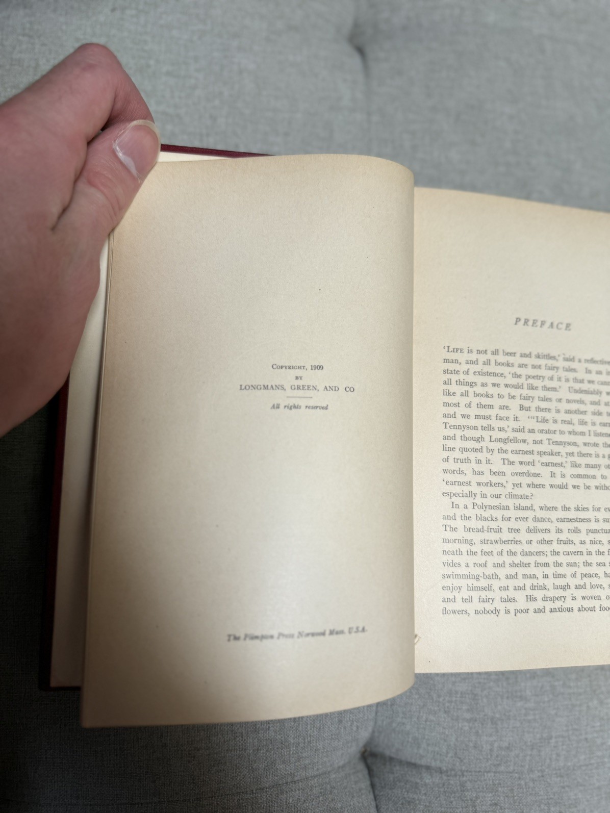 1905/09/11-Lot 3 Andrew Lang,The Red Book of Romance/Heroes/All Sorts of Stories