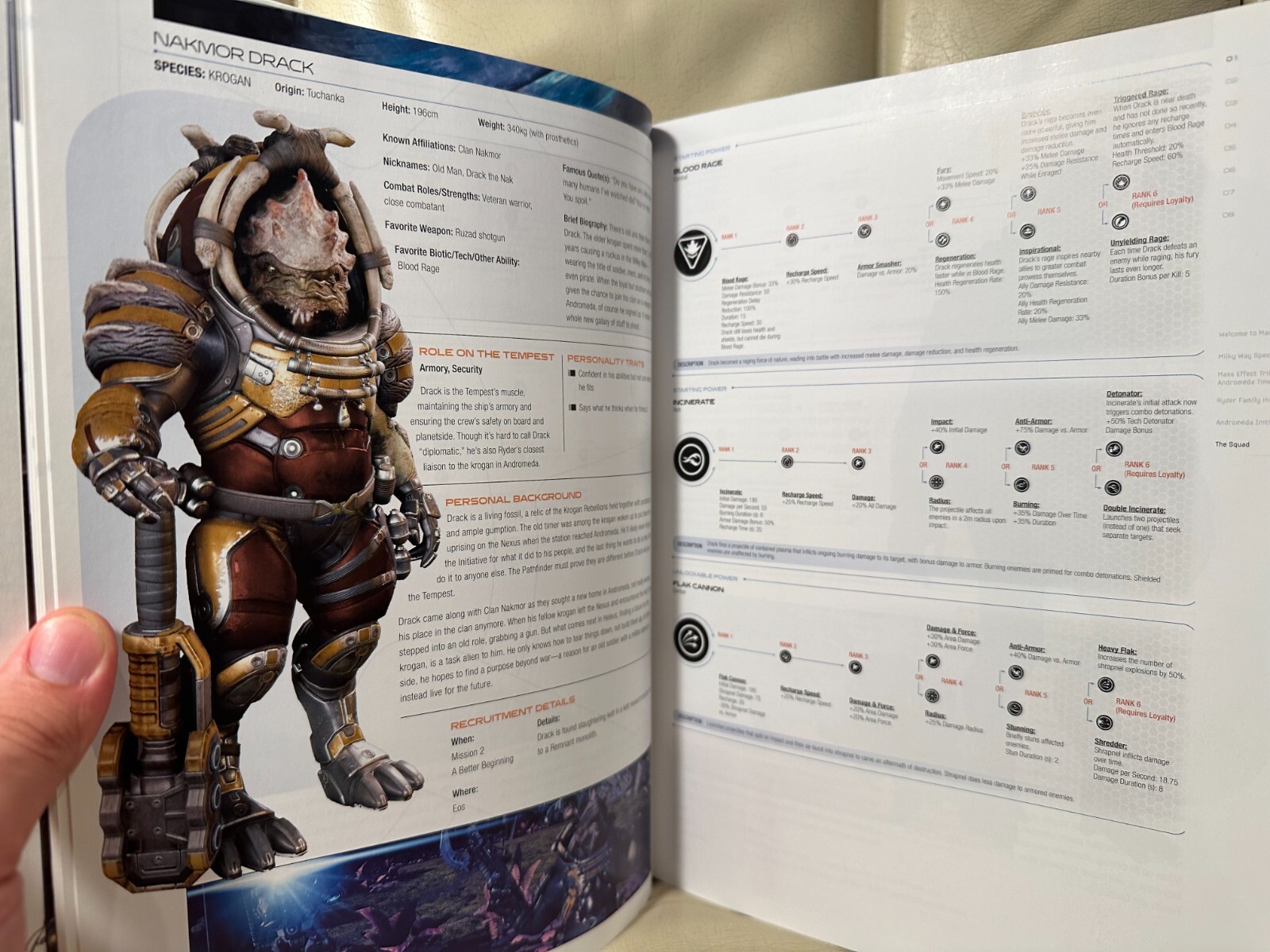 Mass Effect: Andromeda Initiative Strategy Guide Pathfinder Hardcover White Book
