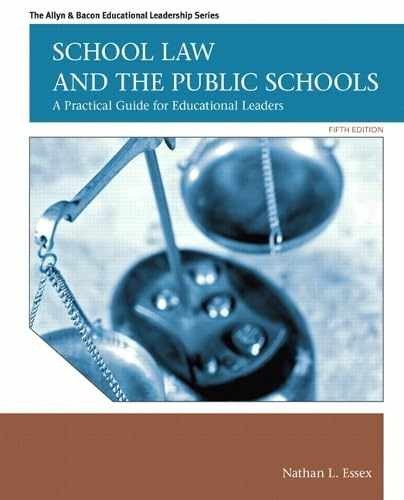 School Law and the Public Schools: – Paperback, by Essex Nathan L. – Acceptable