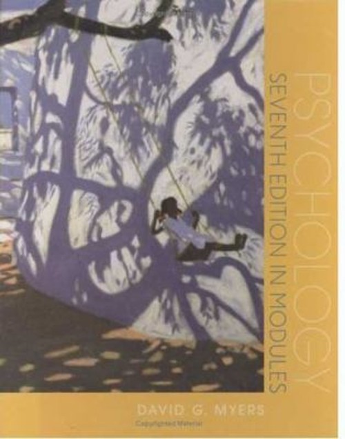 Psychology in Modules Hardcover David G. Myers