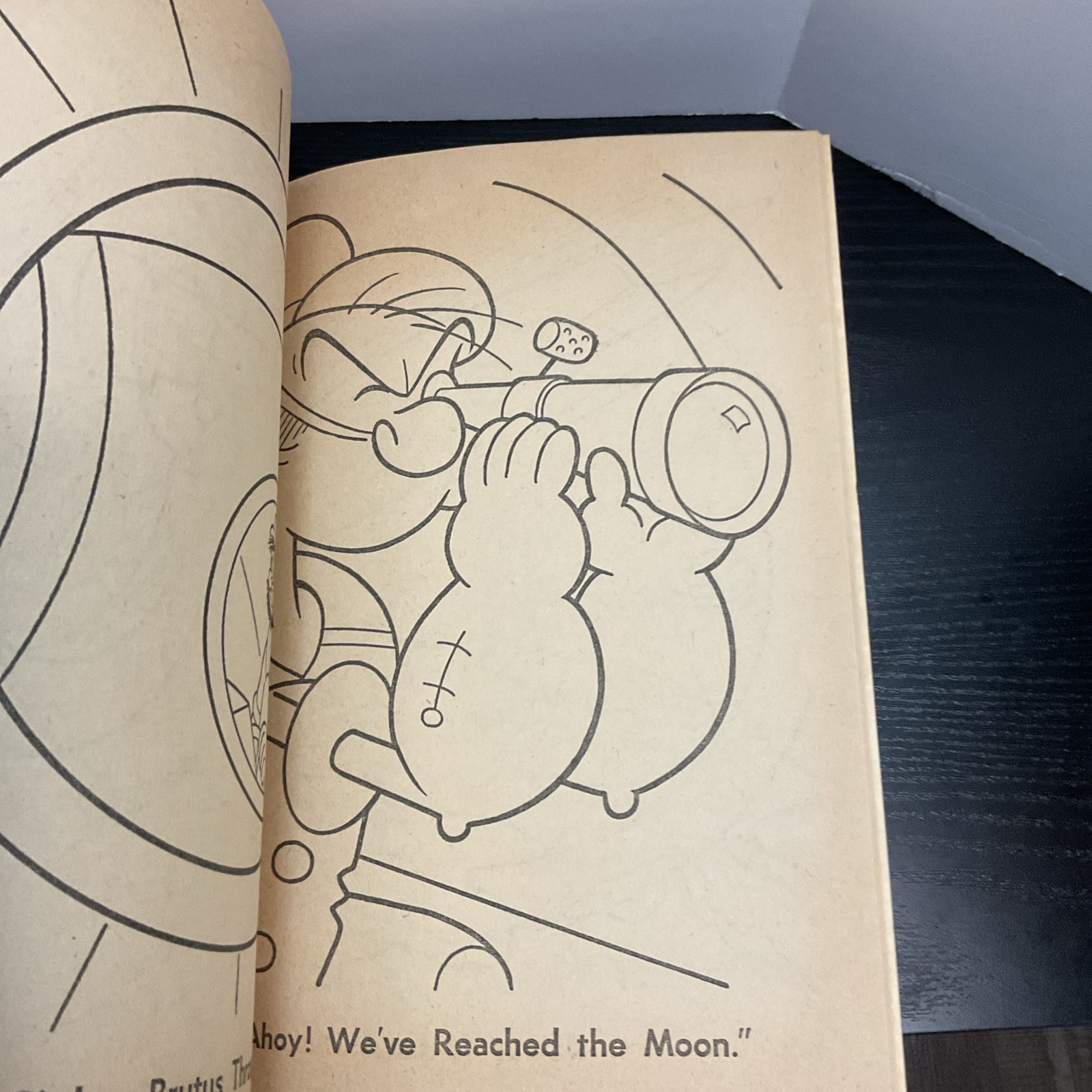 1970 Whitman Popeye & Swee’Pea UNUSED Coloring Book