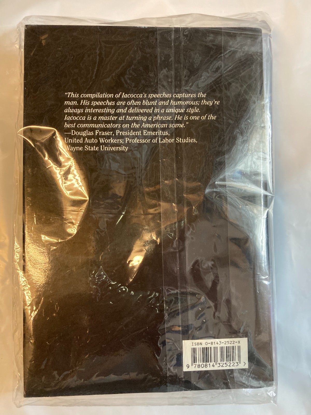 “ I Gotta Tell You” Speeches Of Lee Iacocca By Seeger. -New In Plastic-