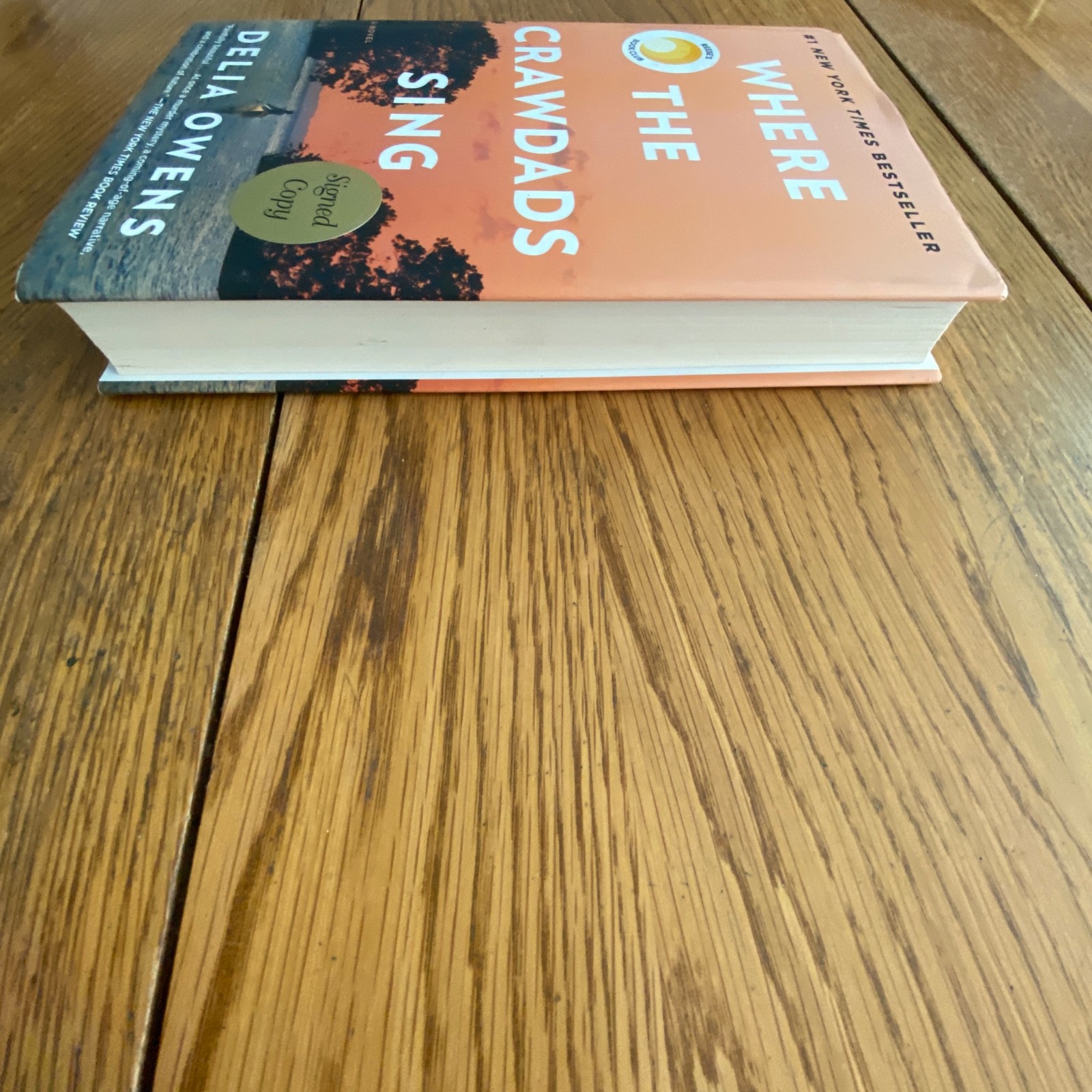 Where The Crawdads Sing by Delia Owens Hardcover 2018 SIGNED