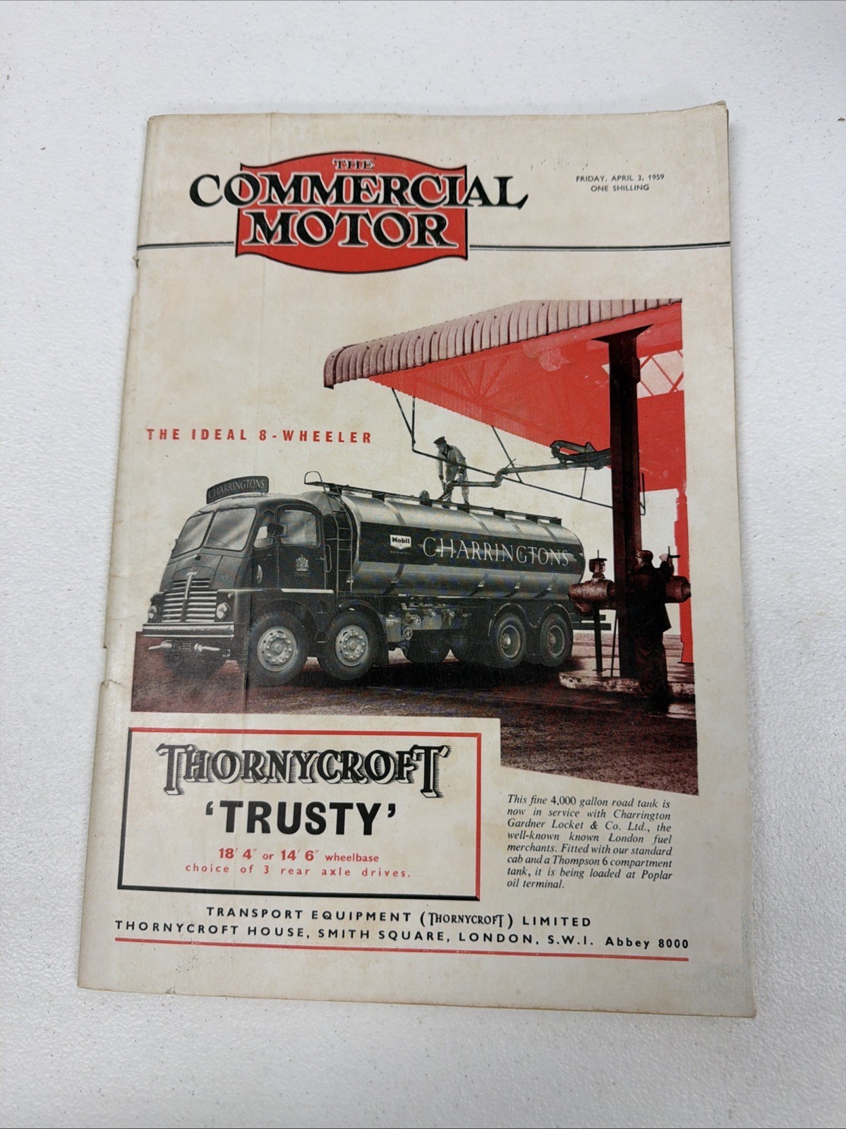 Commercial Motor Magazine 3 April 1959 Transport Equipment Thornycroft 94 Pages