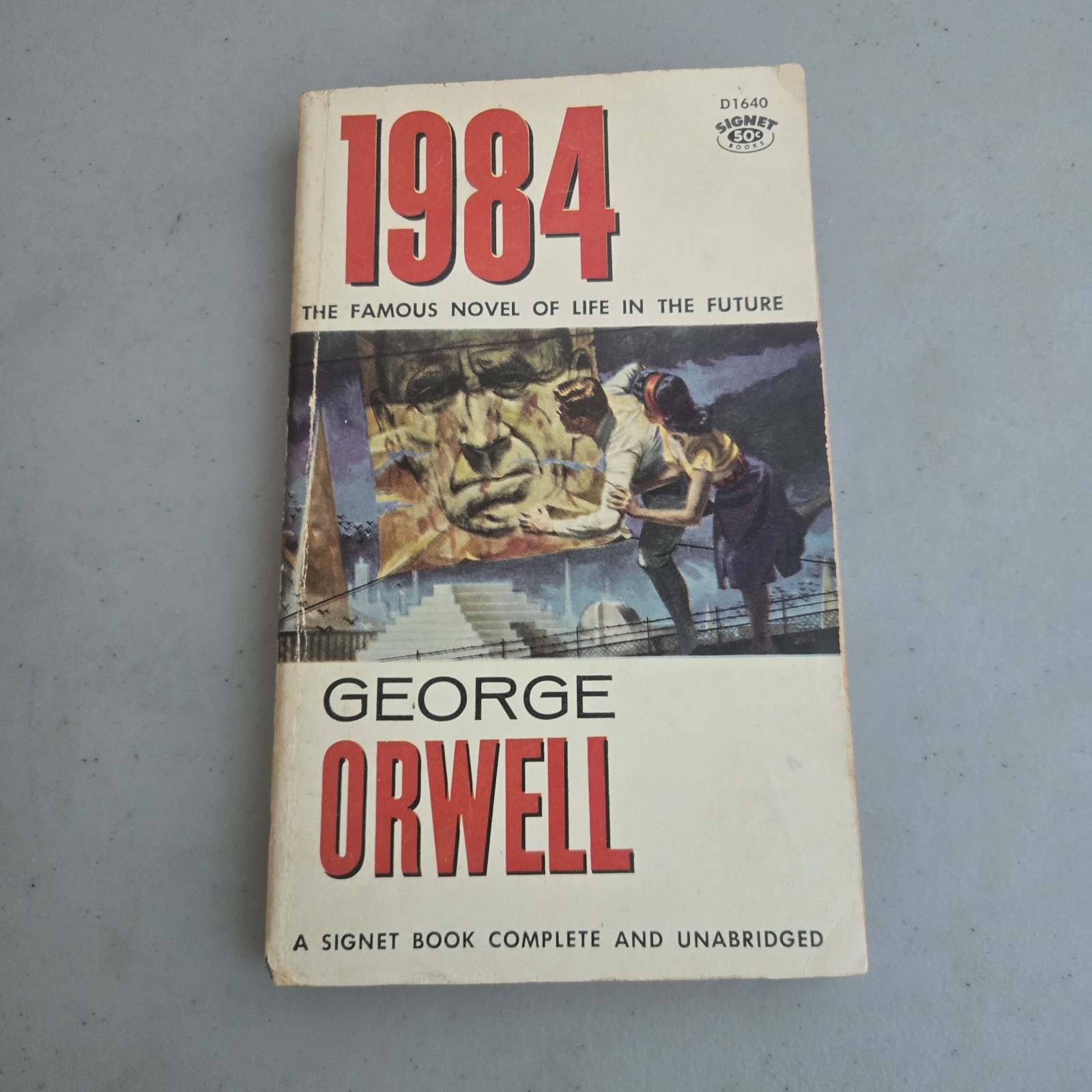 George Orwell 1984 Vintage SF Signet 1959 Paperback 17th Printing Vintage