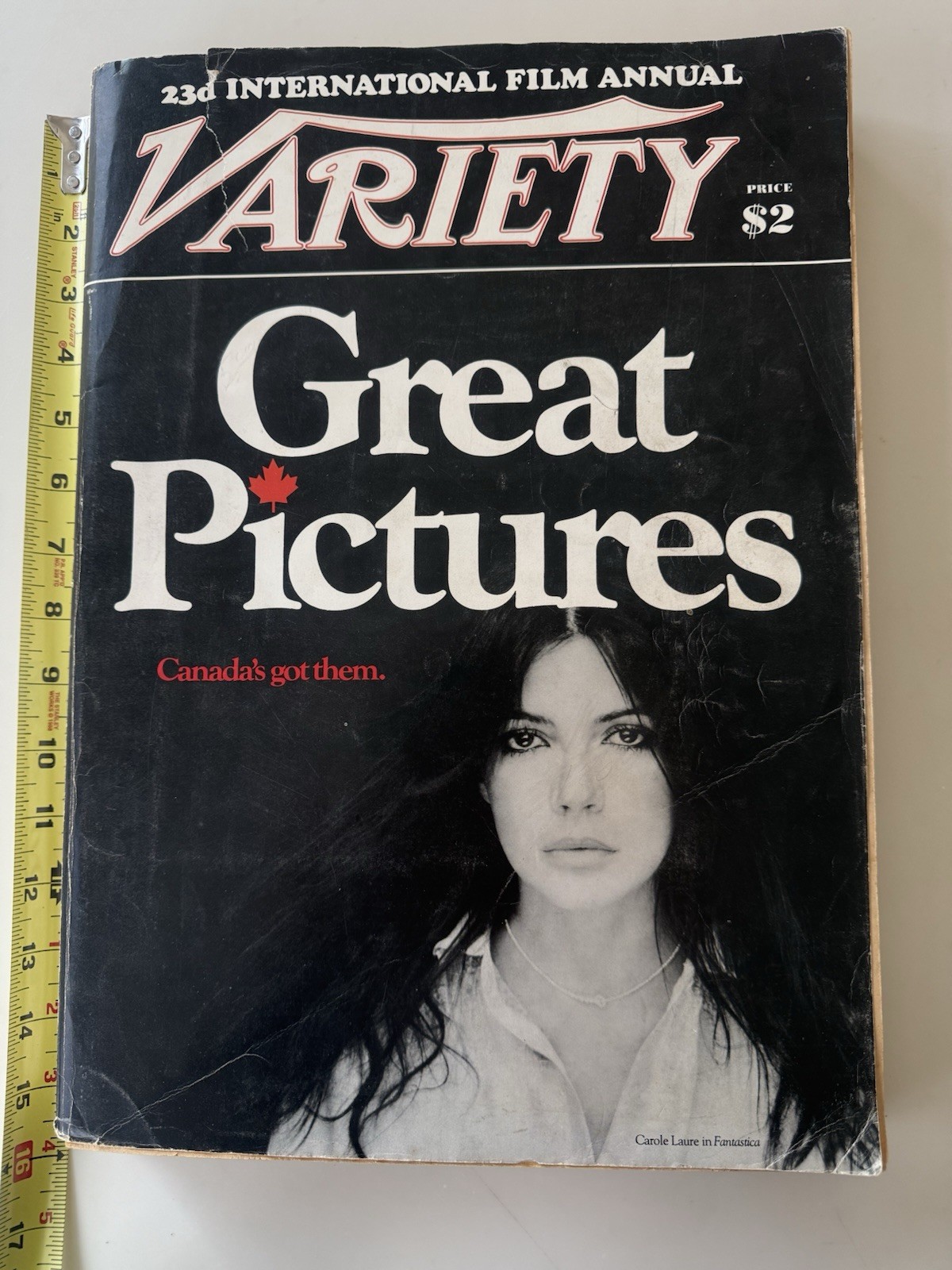 Vintage 1980 Variety/23d International Film Annual, Large, 15×11” 610 Pages