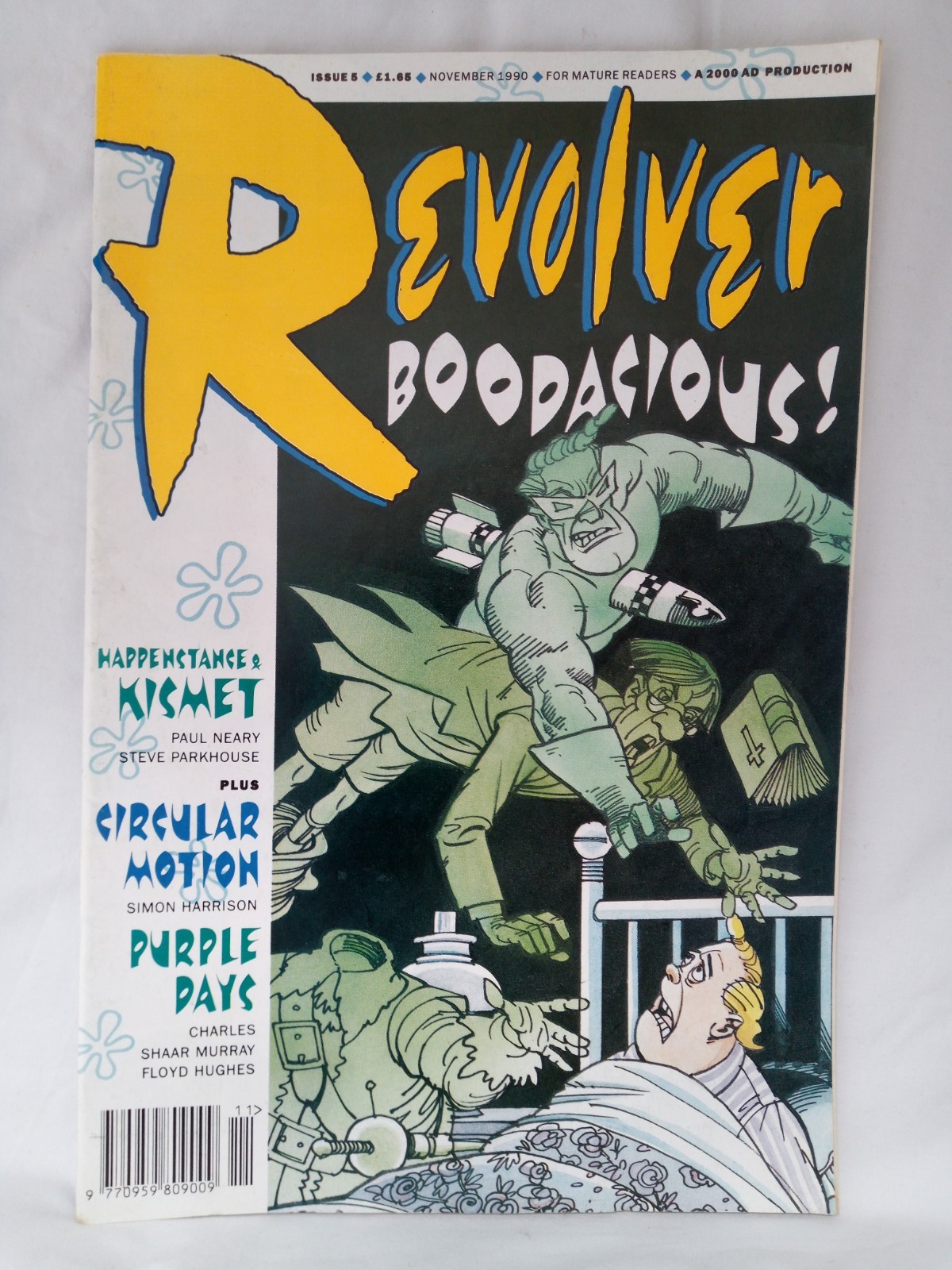 Revolver Issue #5 November 1990 Boodacious! Uk Comic Indie VGood