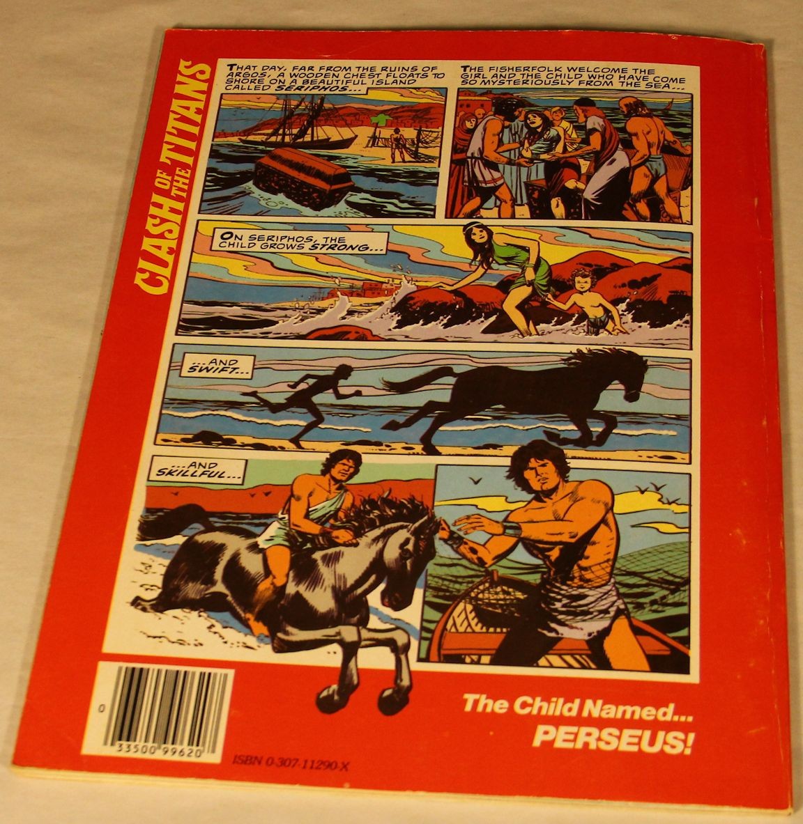 Clash of the Titans Comic Book ~ Beverly Cross ~ 1981 ~ Golden Press ~ VERY GOOD