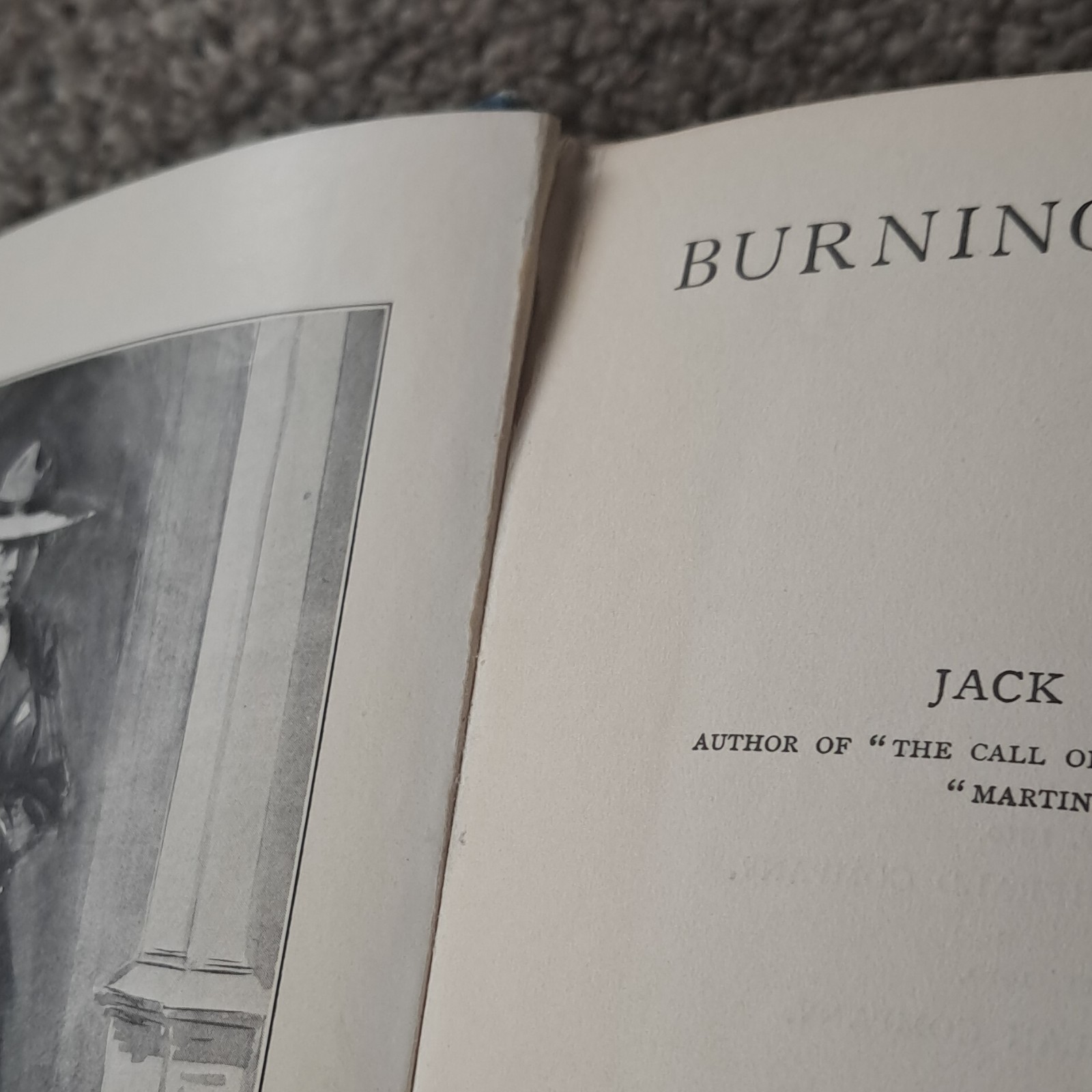 Burning Daylight by Jack London 1910 Macmillan Illustrated Hardcover First Ed.
