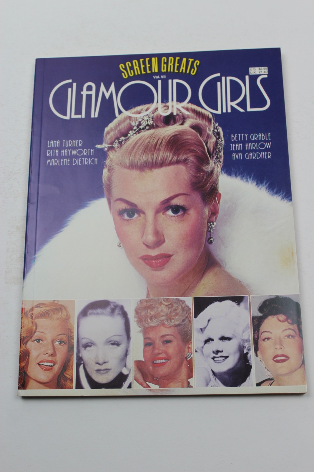 Screen Greats Magazine 1983 GLAMOUR GIRLS Vol VII Lana Turner No Label