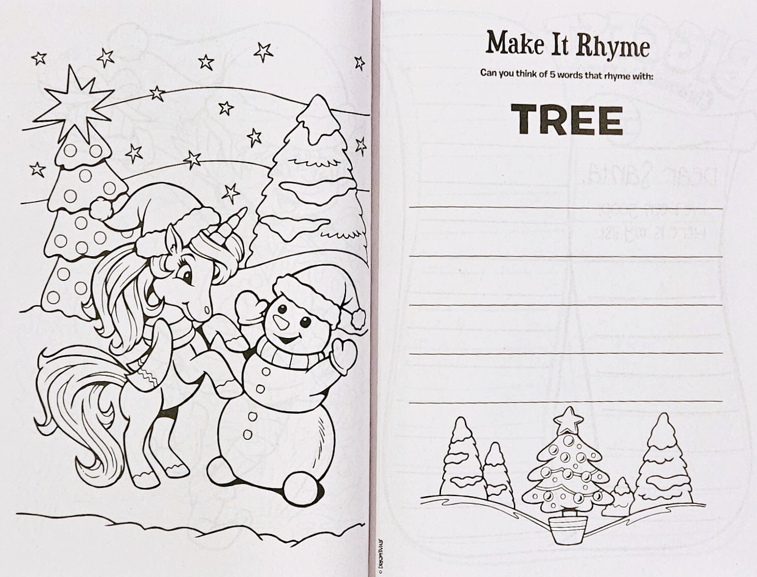 Christmas Coloring & Activity Book Set Of 4 Over 500 Pages!