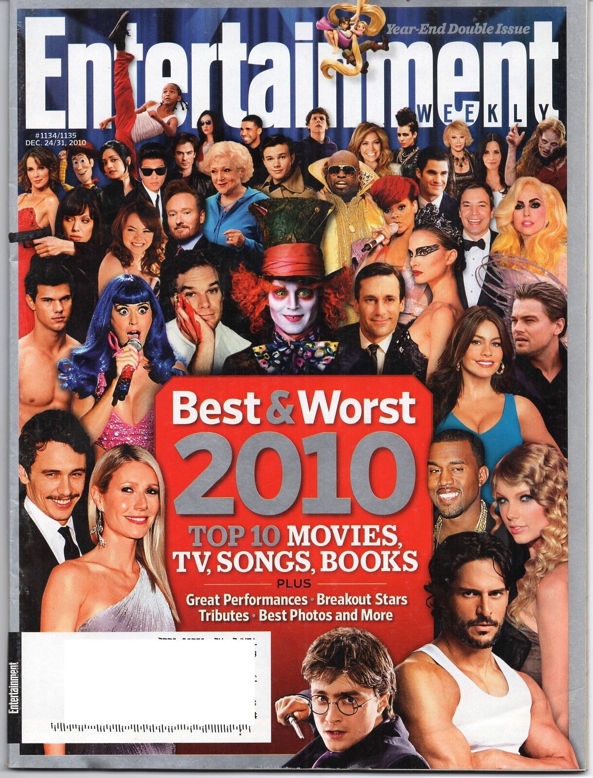 2010 :: Entertainment Weekly :: Dec 24/31 :: Best & Worst :: Movies, TV, Songs