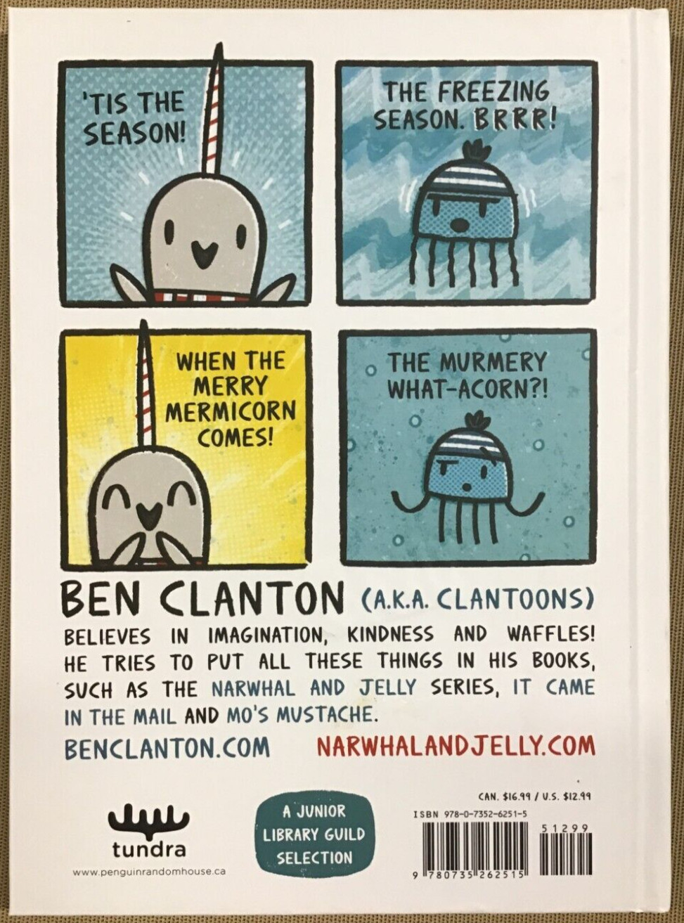 Happy Narwhalidays (Book #5) – by Ben Clanton (Hardcover) NEW 📖